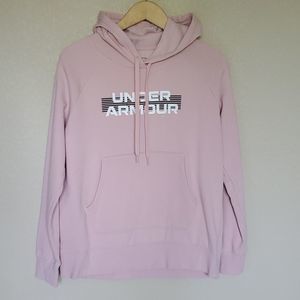 Under Armour pink kangaroo pocket hoodie S